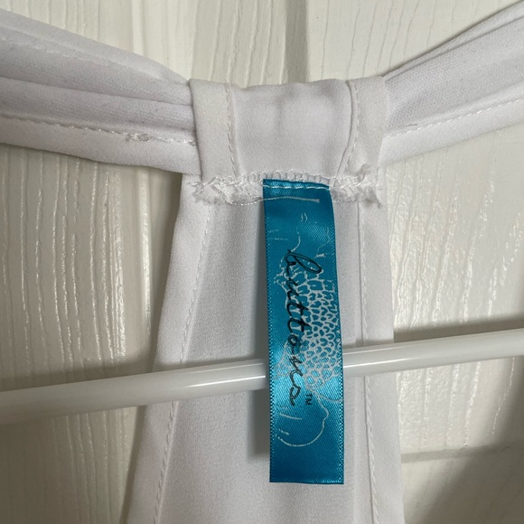 Francesca's Collections White Ruffle Mini Dress - Picture 4 of 9